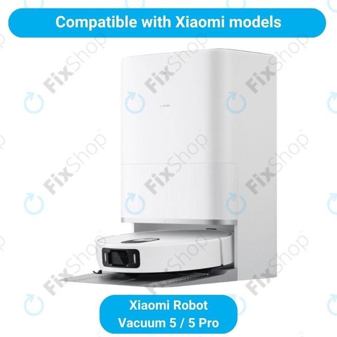 Komplet nadomestnih delov za Xiaomi Robot Vacuum 5, 5 Pro (1x Glavna krtača, 2x Filter, 2x Stranska krtača, 4x Krpa za brisanje, 2x Vrečka za prah)