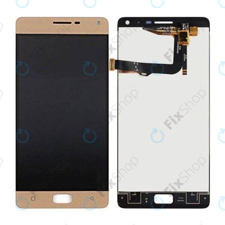 Lenovo VIBE P1 P1a42 - LCD zaslon + steklo na dotik (Gold) TFT