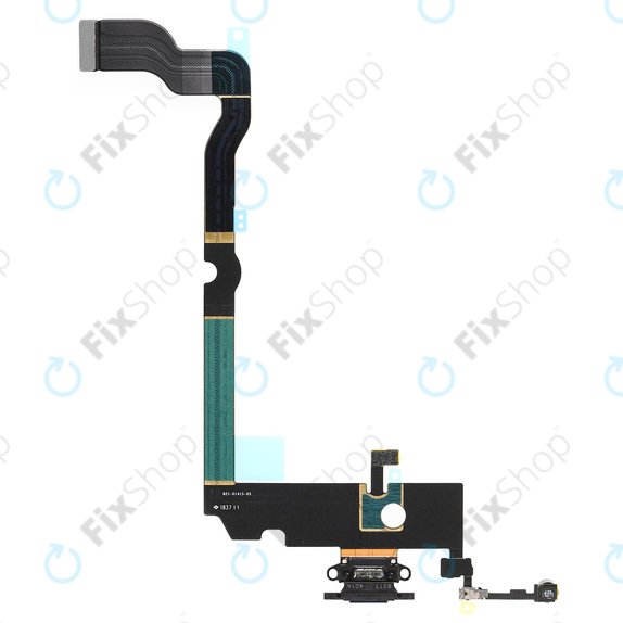 Apple iPhone XS Max - konektor za polnjenje + Flex kabel (Space Gray)