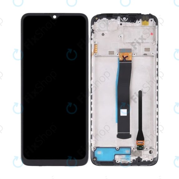 Xiaomi Redmi 10C, Poco C40 - LCD zaslon + steklo na dotik + okvir TFT