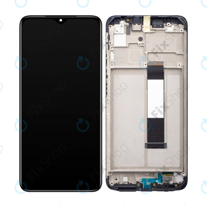 Xiaomi Redmi 9T - LCD zaslon + steklo na dotik + okvir TFT