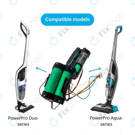 Philips PowerPro Duo, PowerPro Aqua - Baterija 5ICR19/65 Li-Ion 18.5V 2500mAh HQ