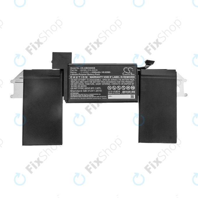 Apple MacBook Air 13" A2337 (2020) - Baterija A2389 4300mAh HQ