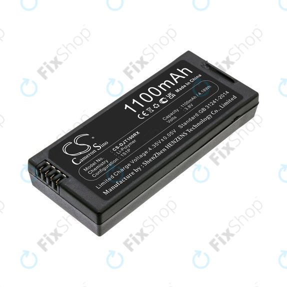 Baterija za DJI Tello, 1100mAh, Li-Pol, 3.8V, T01, HQ