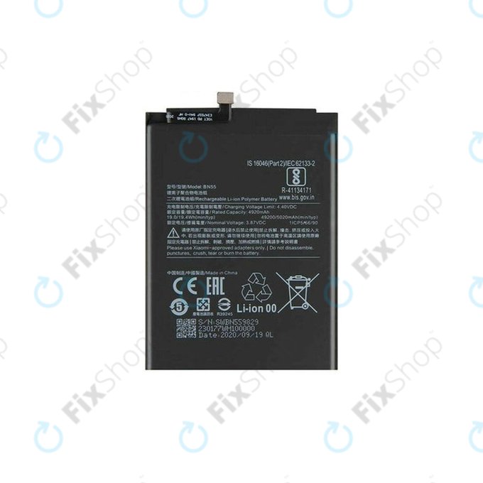 Xiaomi Redmi Note 9S - Baterija BN55 5020mAh