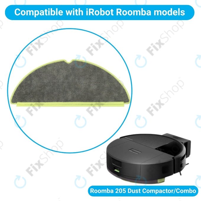 Krpa za brisanje, 2 kos za iRobot Roomba 205 Dust Compactor, Dust Compactor Combo