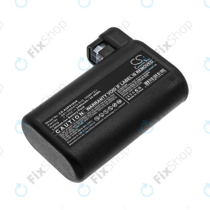 AEG RX-series, Electrolux E, P-series - Baterija S91-0400410-SU2, OSBP72LI, OSBP72LI25 Li-Ion 7.2V 3400mAh HQ