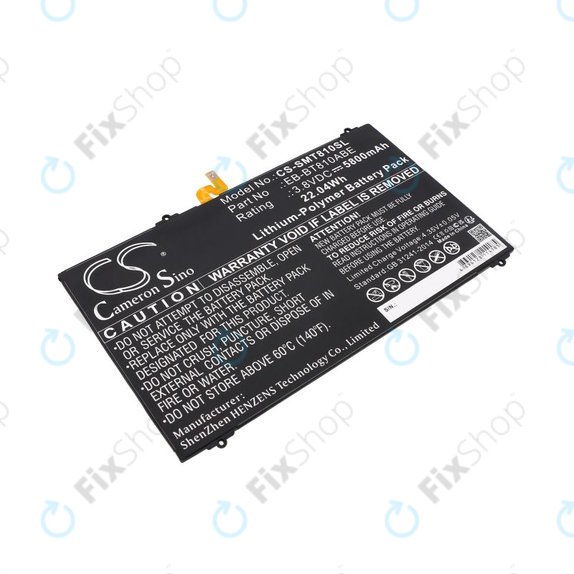 Baterija za Samsung Galaxy Tab S2, 5800mAh, Li-Pol, 3.8V, EB-BT810ABE, HQ