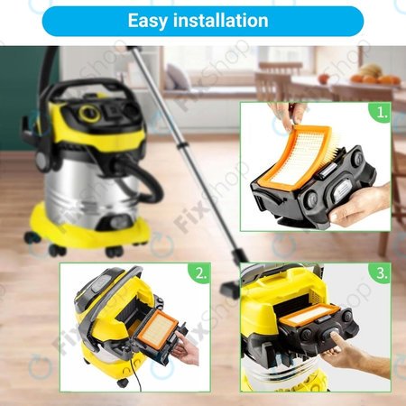 Kärcher WD-series, MV-series, KWD-series - ploščati filter za prah