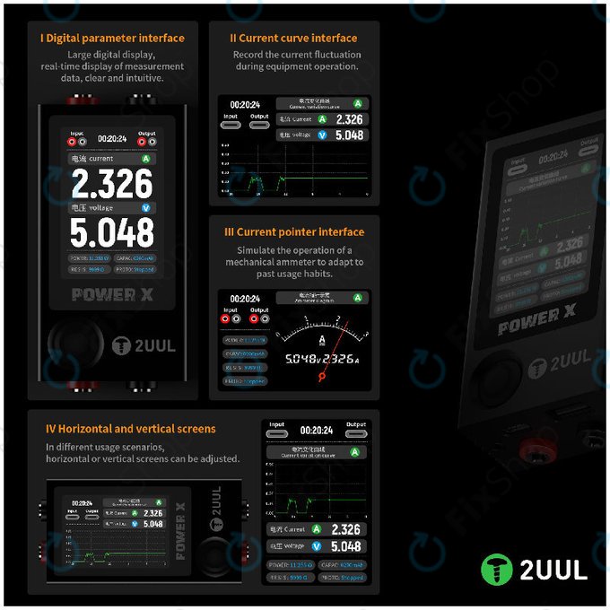 USB merilnik napetosti in toka (multimeter), 2UUL PW11