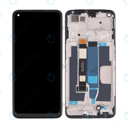 Realme 8 5G RMX3241 - LCD zaslon + steklo na dotik + okvir (Supersonic Black) TFT