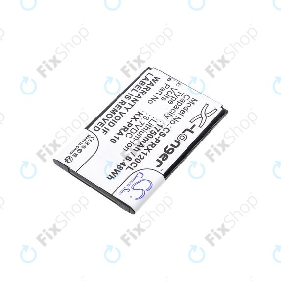 Baterija za Panasonic KX-PRX110, 120, 150, 1750mAh, Li-Ion, 3.7V, KX-PRA10, HQ