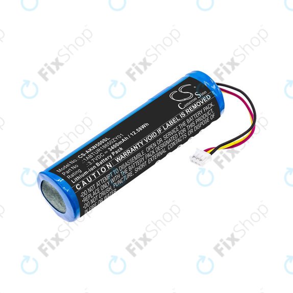 Baterija za Akai 5000 Solo, Ewi 5000, 3400mAh, Li-Ion, 3.7V, 1ABTUR18650ZY01, HQ
