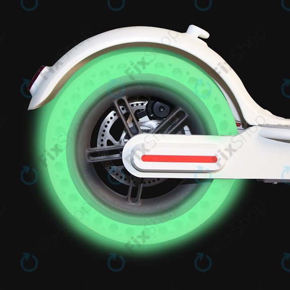 Xiaomi Mi Electric Scooter 1S, 2 M365, Essential, Pro, Pro 2 - Vzdržljiva polna pnevmatika brez zračnic (Green Fluorescent)