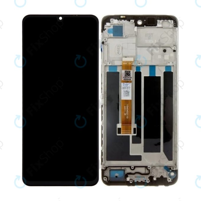 Realme C53 RMX3760 - LCD zaslon + steklo na dotik + okvir (Mighty Black) TFT