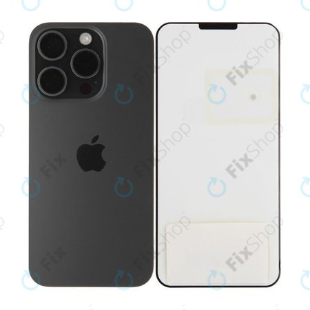 Steklo zadnjega ohišja za iPhone 15 Pro | Black Titanium | 661-35700 | Genuine Apple