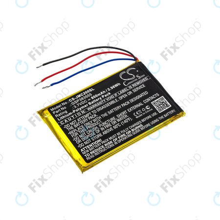 Baterija za JBL Clip 2, 800mAh, Li-Pol, 3.7V, GSP383555, HQ