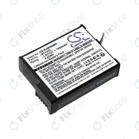 Baterija za DJI Osmo Action 3, Action 4, 1800mAh, Li-Ion, 3.85V, BCX202, HQ