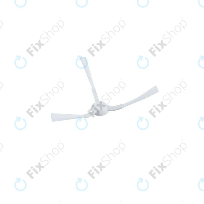 Xiaomi Mi Robot Vacuum Mop Pro (P), 2S, Viomi V2 Pro, V3, SE - stranska krtača (bela) - 2 kosa