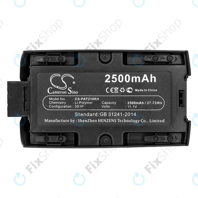 Baterija za Parrot Bebop 2, Parrot Bebop 2 Pro, 2500mAh, Li-Pol, 11.1V, HQ