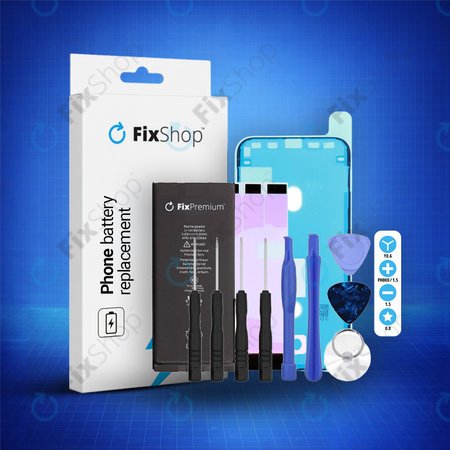 Apple iPhone 11 - Baterija  3110mAh FixPremium + Lepilo pod baterijo + Lepilo za LCD + Set orodij - Multipack