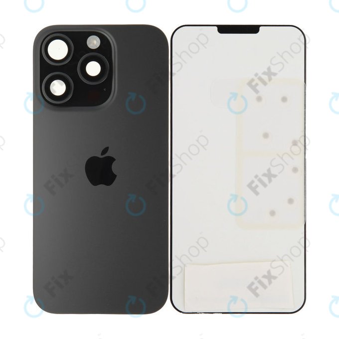 Steklo zadnjega ohišja za iPhone 16 Pro | Black Titanium | 661-42722 | Genuine Apple