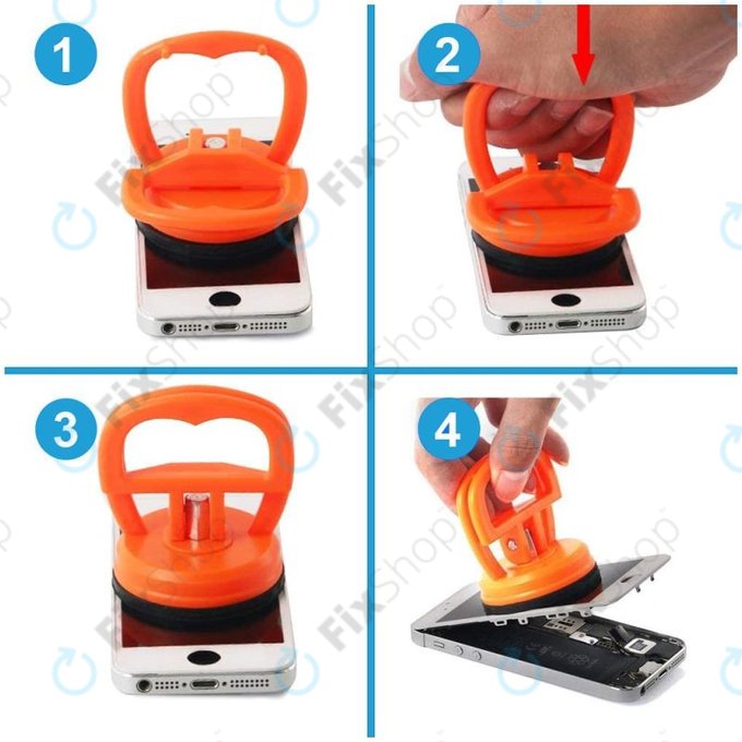 Fiksni prisesek za odpiralne naprave (plastika, guma)