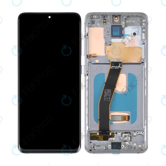 Samsung Galaxy S20 G980F - LCD zaslon + steklo na dotik + okvir (Cosmic Grey) OLED