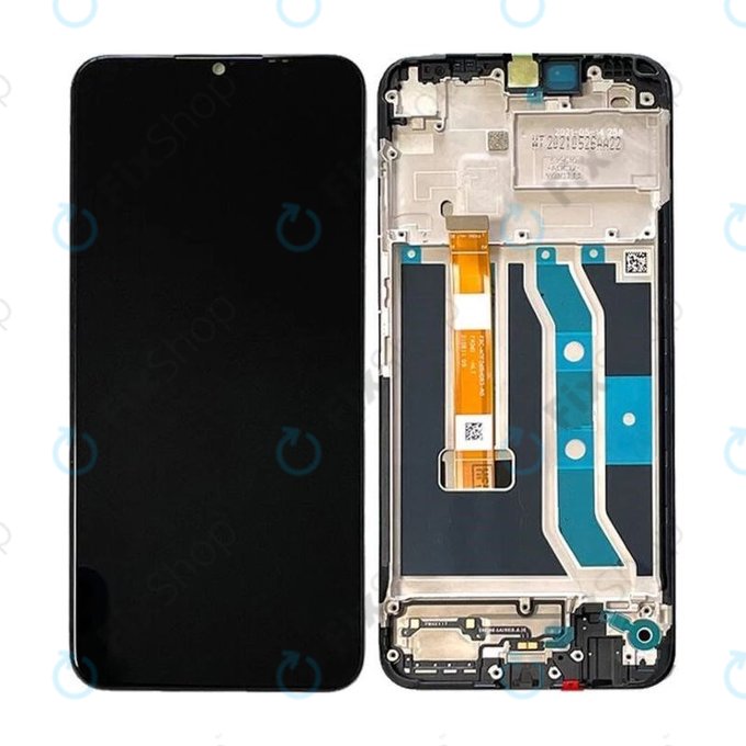 Realme C21Y RMX3261 RMX3263 - LCD zaslon + steklo na dotik + okvir TFT