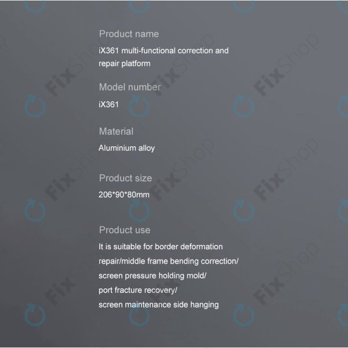 iFixes iX361 - večnamenska platforma za ravnanje okvirjev