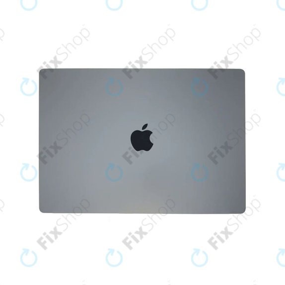 LCD zaslon za MacBook Air 13", A3113 (2024), s sprednjim steklom in pokrovom, Space Gray, 661-40278, Genuine Apple