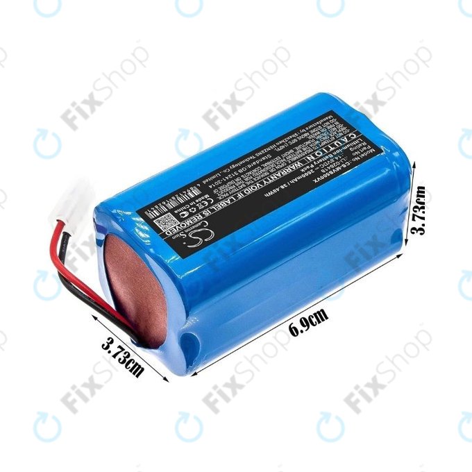 Xiaomi Essential (Mijia G1), Flyco FC-series, myVacBot SN500, Panasonic MC-series, Phicomm X3, Puppy R-series - Baterija Li-026418 Li-Ion 14.8V 2600mAh HQ