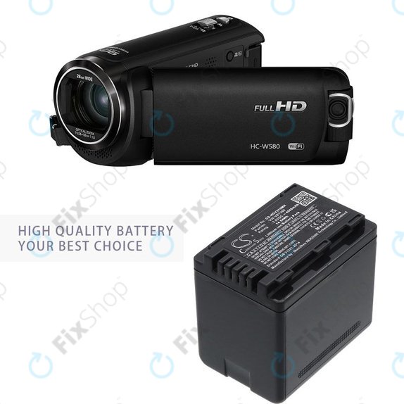 Baterija za Panasonic HC-550EB, 4040mAh, Li-Ion, 3.6V, VW-VBT380, HQ