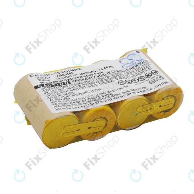 Kärcher K50, K85 - Baterija ABS-K55 Ni-MH 4.8V 3000mAh HQ