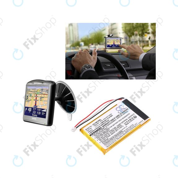 Baterija za TomTom Go 530 Live, 630T, 720, 730T, 930T, 1697461, Li-Polymer, 3.7V, 1300mAh, HQ