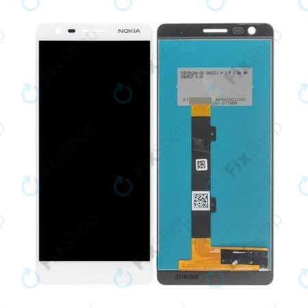 Nokia 3.1 - LCD zaslon + steklo na dotik (White) TFT