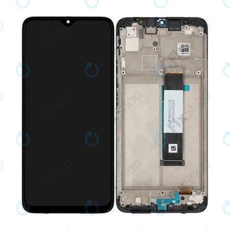 Xiaomi Redmi 9T - LCD zaslon + steklo na dotik + okvir (Carbon Gray) - 560001J19S00 Genuine Service Pack