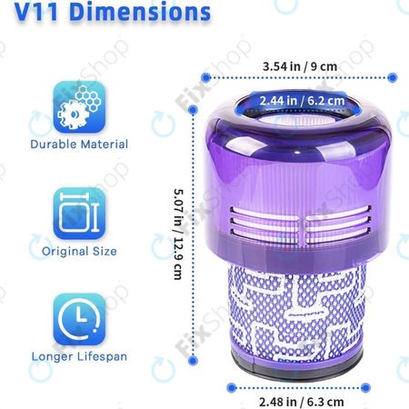 Dyson V11, V15 - Filter za prah