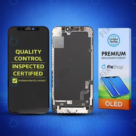 Apple iPhone 12 Mini - LCD zaslon + steklo na dotik + okvir Hard OLED FixPremium