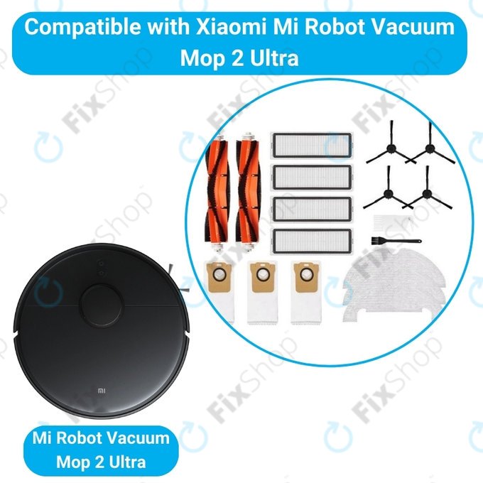 Xiaomi Mi Robot Vacuum Mop 2 Ultra - Razširjeni Komplet