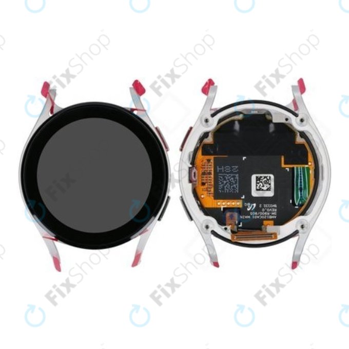 Samsung Galaxy Watch 5 40mm R900 - LCD zaslon + steklo na dotik + okvir (Silver) - GH82-30040C Genuine Service Pack