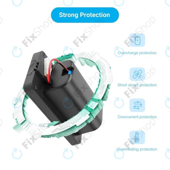 Rowenta Explorer-series, Smart Force Essential-series, Tefal Explorer-series - Baterija RS-RT900866 Li-Ion 14.4V 2600mAh HQ