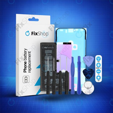 Apple iPhone XS - Baterija  2658mAh FixPremium + Lepilo pod baterijo + Lepilo za LCD + Set orodij - Multipack