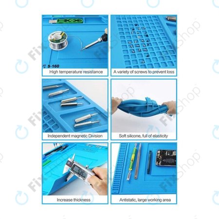 ESD Antistatična, toplotno odporna silikonska podloga - 45 x 30cm