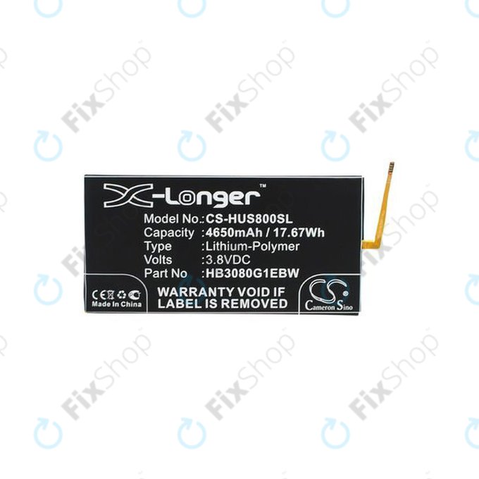 Huawei EE Eagle, MediaPad T1 8.0, T1 10 - Baterija HB3080G1EBW, HB3080G1EBC 4650mAh HQ