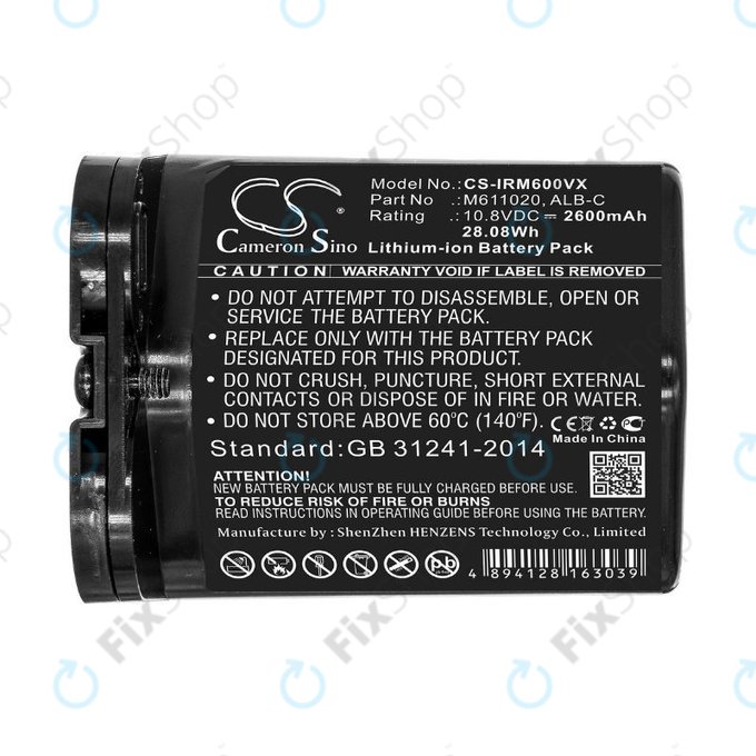 iRobot Braava jet m6 - Baterija ALB-C, M611020 Li-Ion 10.8V 2600mAh HQ