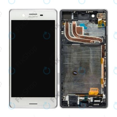 Sony Xperia X Performance F8131, F8132 - LCD zaslon + steklo na dotik + okvir (White) - 1302-3675 Genuine Service Pack