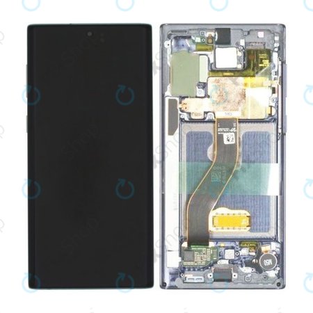 Samsung Galaxy Note 10 - LCD zaslon + steklo na dotik + okvir (Aura Glow) - GH82-20817C, GH82-20818C Genuine Service Pack