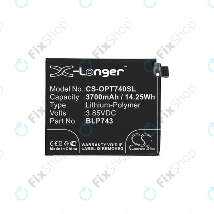 OnePlus 7T - Baterija BLP743 3700mAh HQ