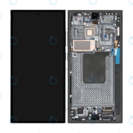 Samsung Galaxy S24 Ultra S928B - LCD zaslon + steklo na dotik + okvir (Titanium Black) - GH82-33396B Genuine Service Pack
